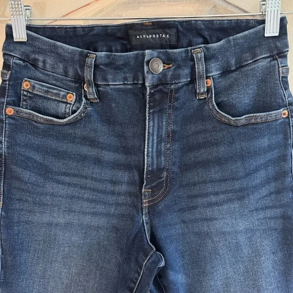 AEROPOSTALE High Rise Curvy Jegging Dark Wash Size 12 - Picture 5 of 10